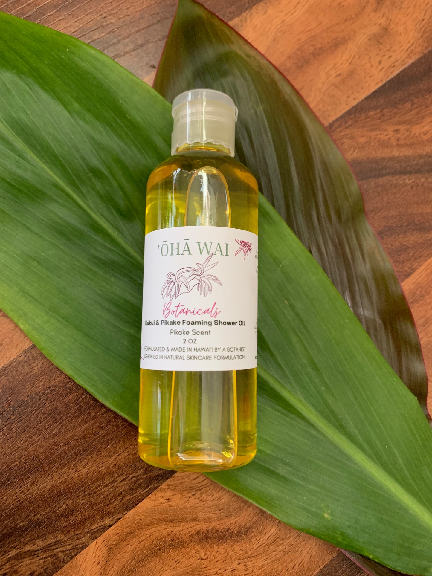 Kukui & Pikake Foaming Shower Oil