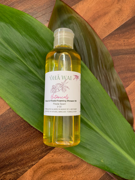 Kukui & Pikake Foaming Shower Oil