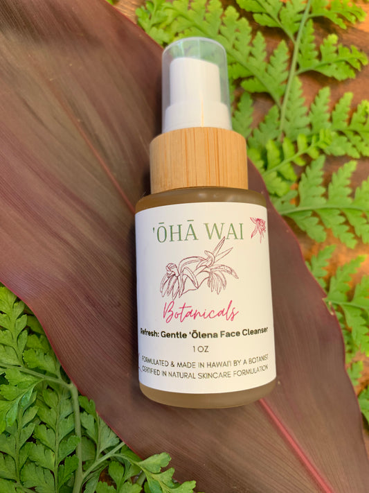Refresh: Gentle ‘Ōlena Face Cleanser